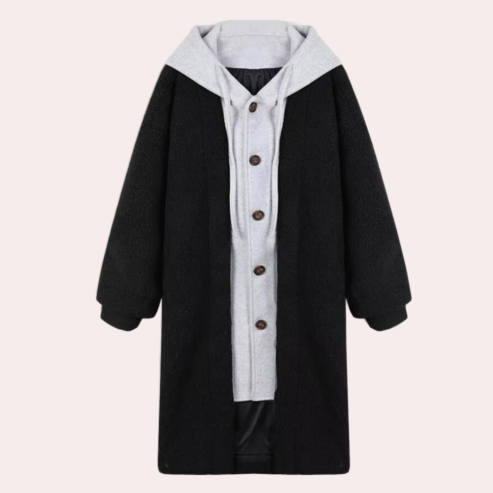 Street-wave Isla Long Coat Hooded Winter Outerwear For Women Ultra Warm And Cozy Versatile Everyday Coat