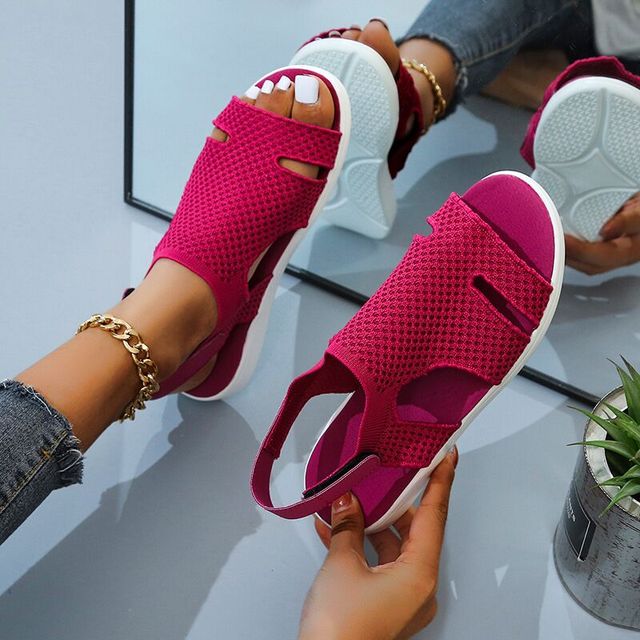 Streetwave Celia Open Toe Orthopedic Sandals For Women With All Day Comfort And Support