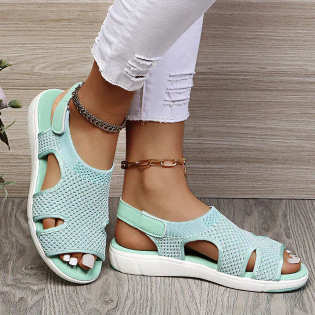 Streetwave Celia Open Toe Orthopedic Sandals For Women With All Day Comfort And Support