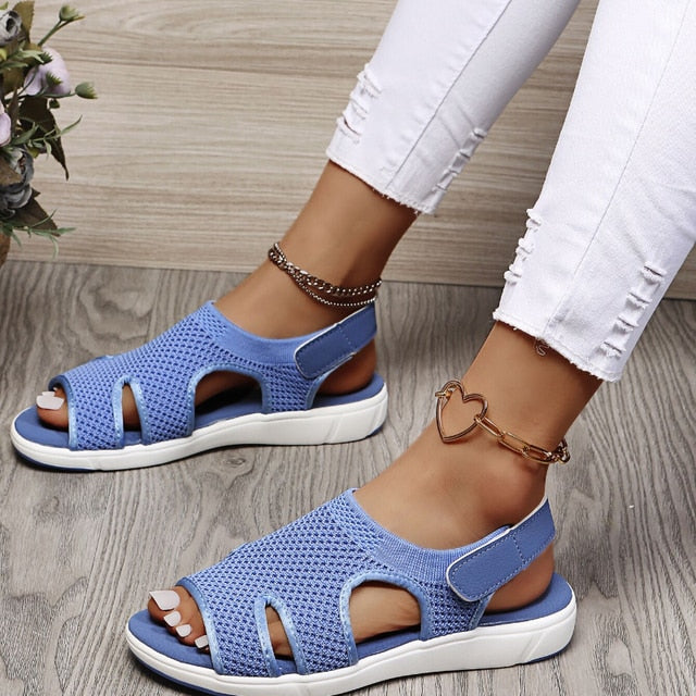 Streetwave Celia Open Toe Orthopedic Sandals For Women With All Day Comfort And Support