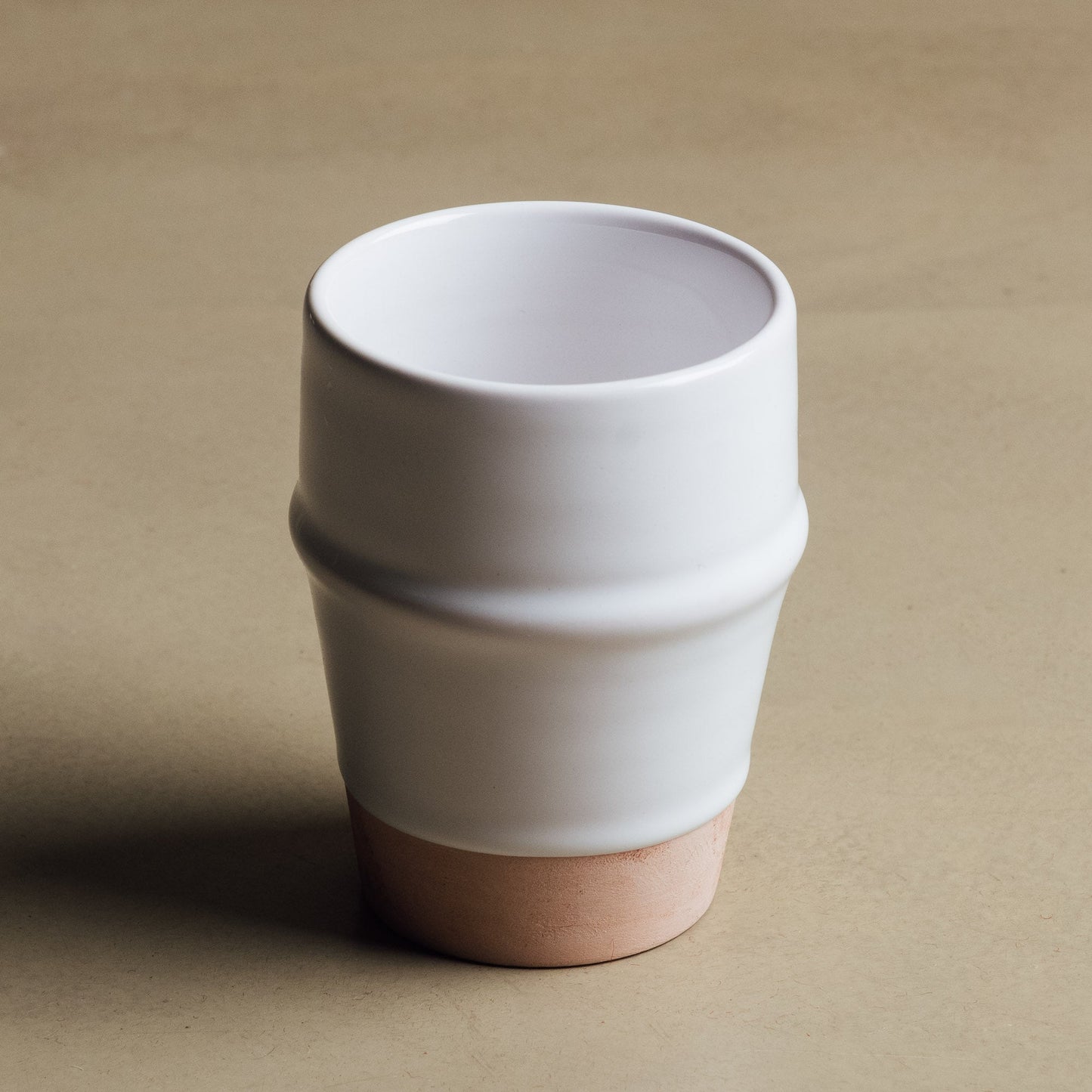 Earth Hues White & Tumbleweed Beldi Cup - Moroccan Dinnerware - Street-Wave