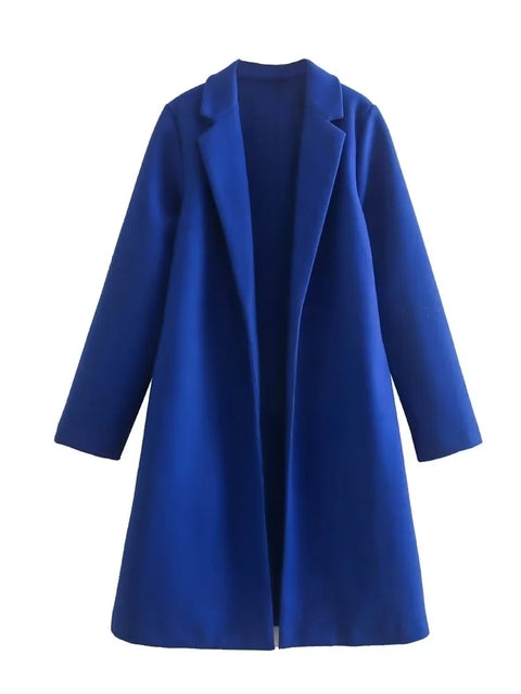 Street-Wave Autumn Coat For Women Warm Elegant Overcoat With Tailored Fit For Fall Fashion