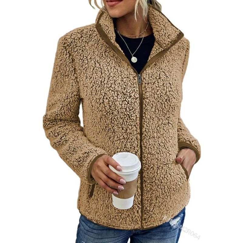 Street-Wave Womens Sherpa Fleece Winter Jacket For Cozy Everyday Style And Lasting Warmth