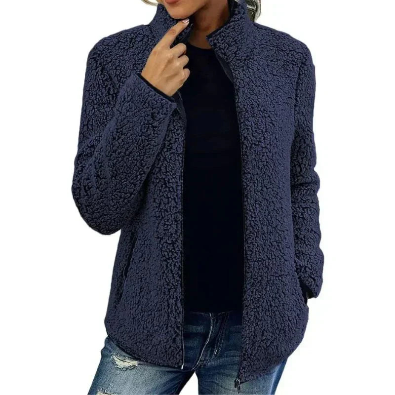 Street-Wave Womens Sherpa Fleece Winter Jacket For Cozy Everyday Style And Lasting Warmth