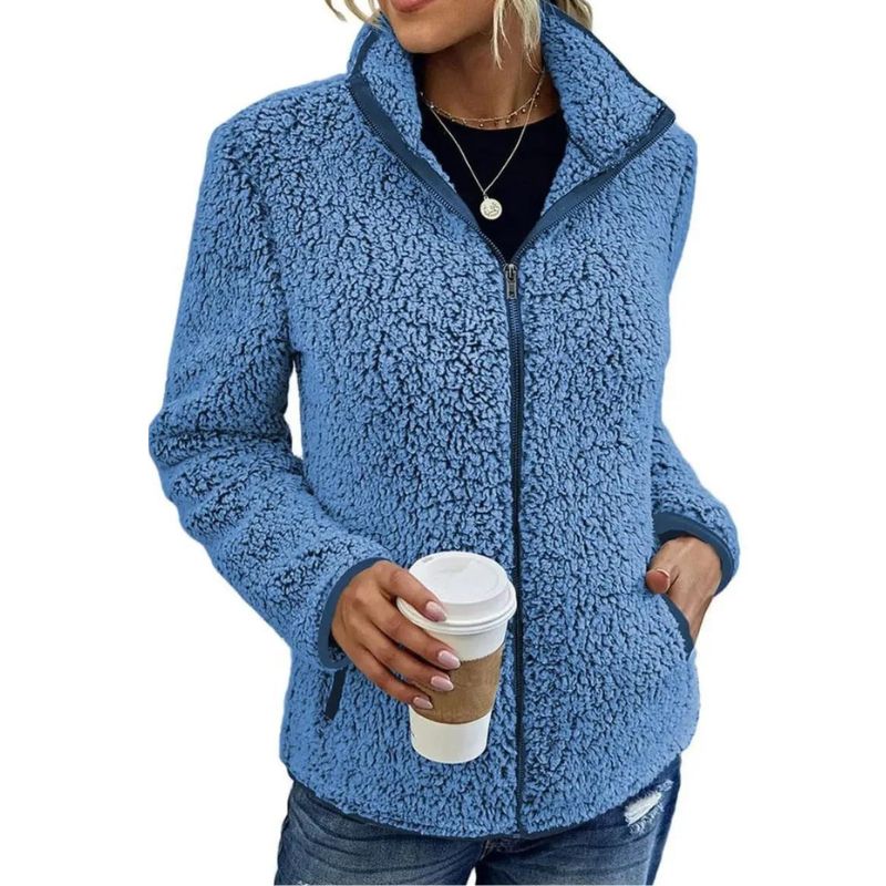 Street-Wave Womens Sherpa Fleece Winter Jacket For Cozy Everyday Style And Lasting Warmth