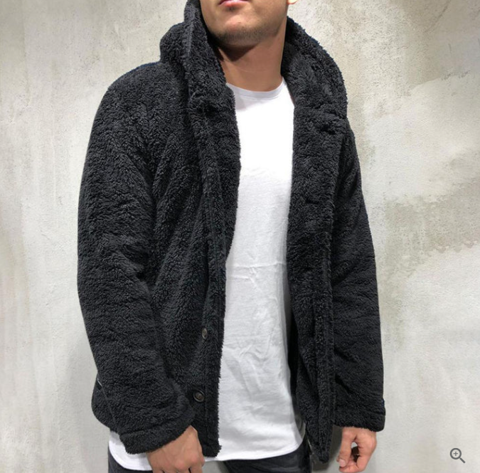 Street-Wave Men's Fleece Hoodie With Warmth For Cold Days Cozy Comfort Soft Fleece
