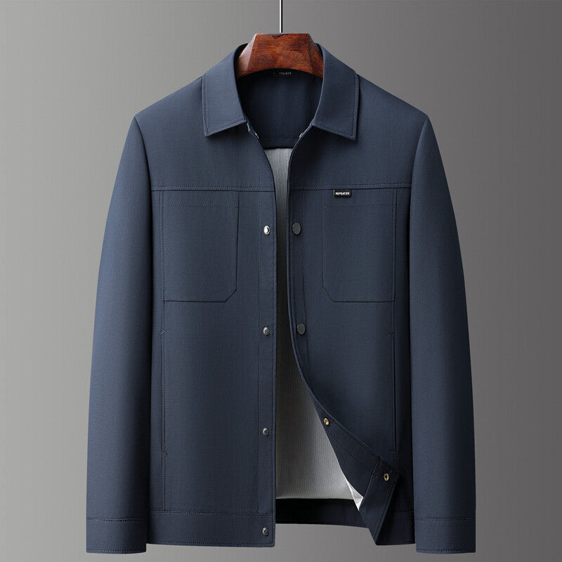 Tailored Luxury Smooth Finish Mens Jacket For Modern Confidence Versatile Everyday Wear By Street-Wave