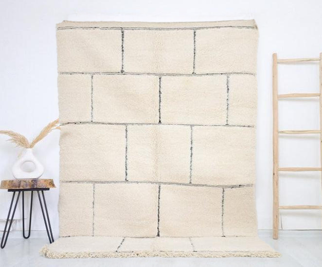 Tamila Beni Ourain Rug 5'1" x 7'8" - Street-Wave