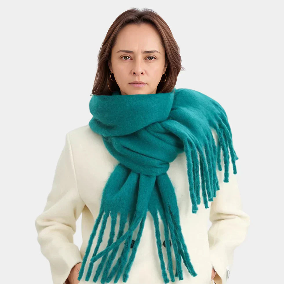 Street-wave Cashmere Scarf For Women Winter Warmth Luxuriously Soft 100 Percent Cashmere