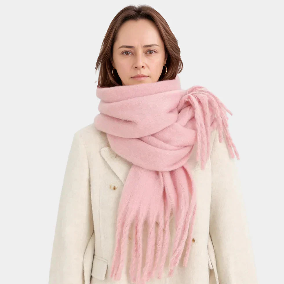 Street-wave Cashmere Scarf For Women Winter Warmth Luxuriously Soft 100 Percent Cashmere