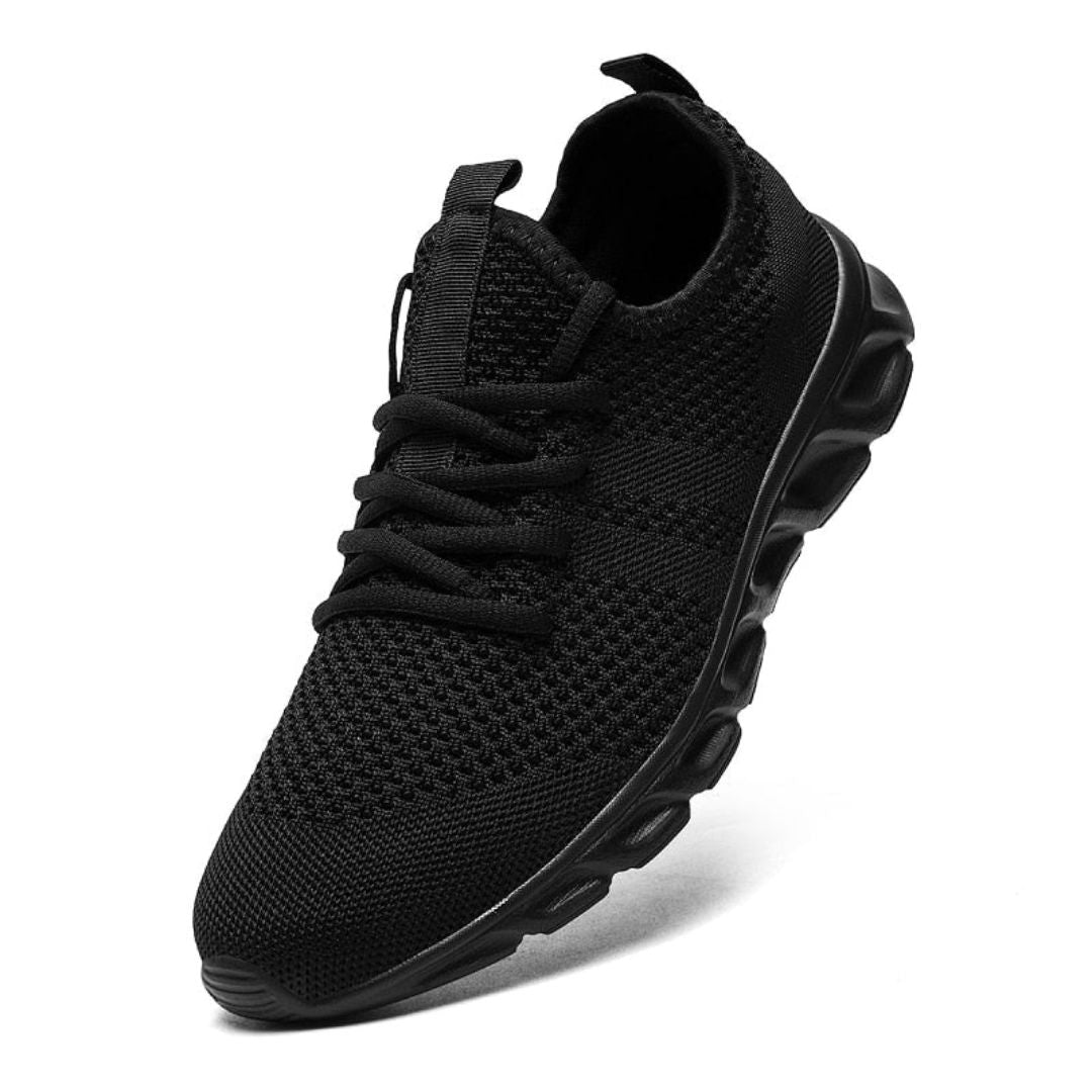 Thane AeroFlex Sneakers for Men Street-Wave Seamless Stretch Knit Upper with Shock Absorbing Sole Neutral Tone