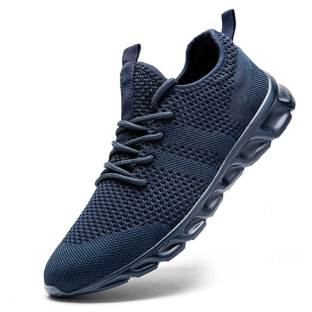 Thane AeroFlex Sneakers for Men Street-Wave Seamless Stretch Knit Upper with Shock Absorbing Sole Neutral Tone