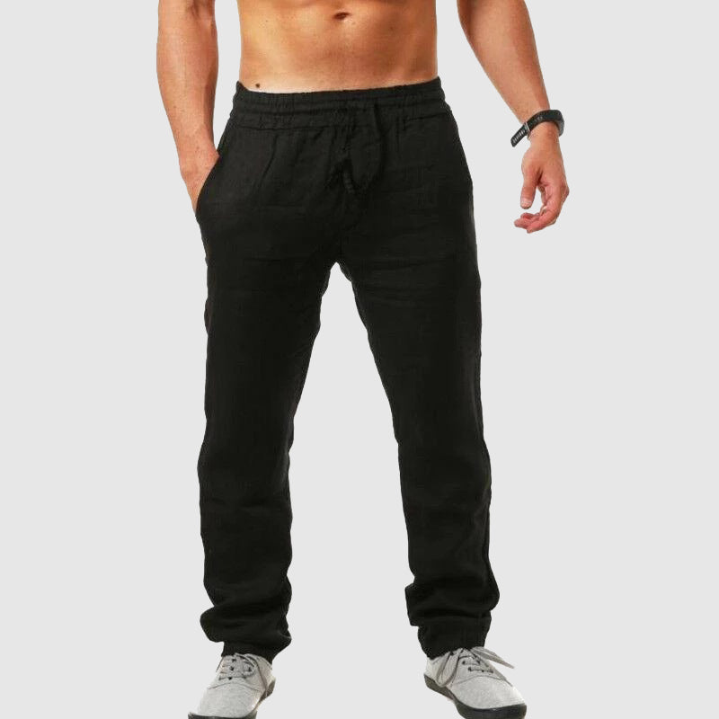 Theodore Willow Riviera Mirage Linen Cotton Blend Mens Casual Pants For Summer Comfort And Urban Style