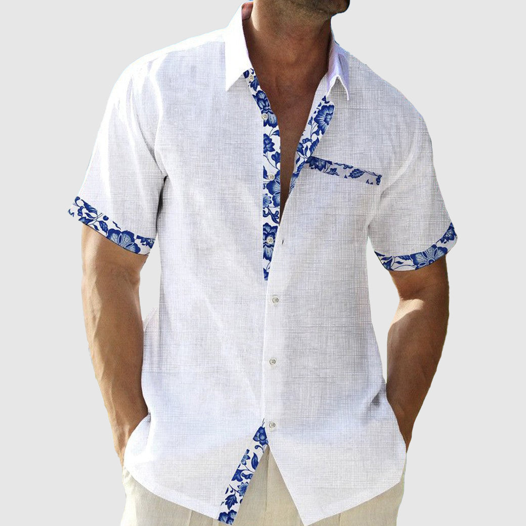 Street-Wave Josiah Linen Shirt Women Lightweight Floral