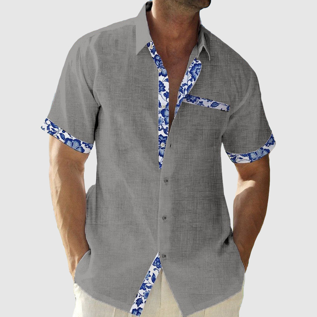 Street-Wave Josiah Linen Shirt Women Lightweight Floral