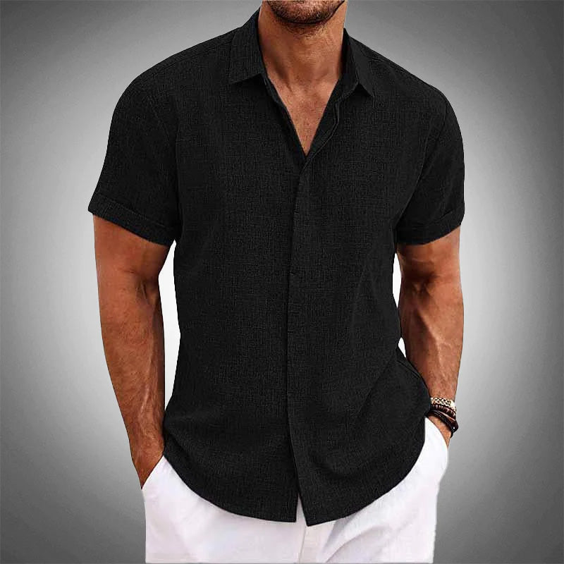 Theodore Willow Tropical Linen Shirt