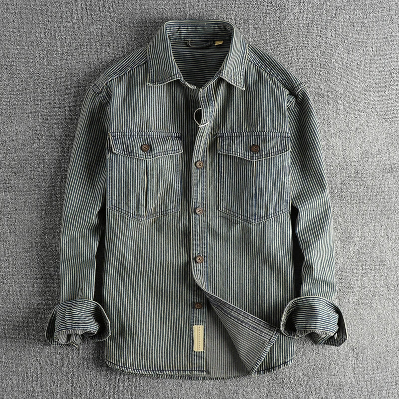 Street Wave Ryan Button Up Shirt All Season Layering Casual