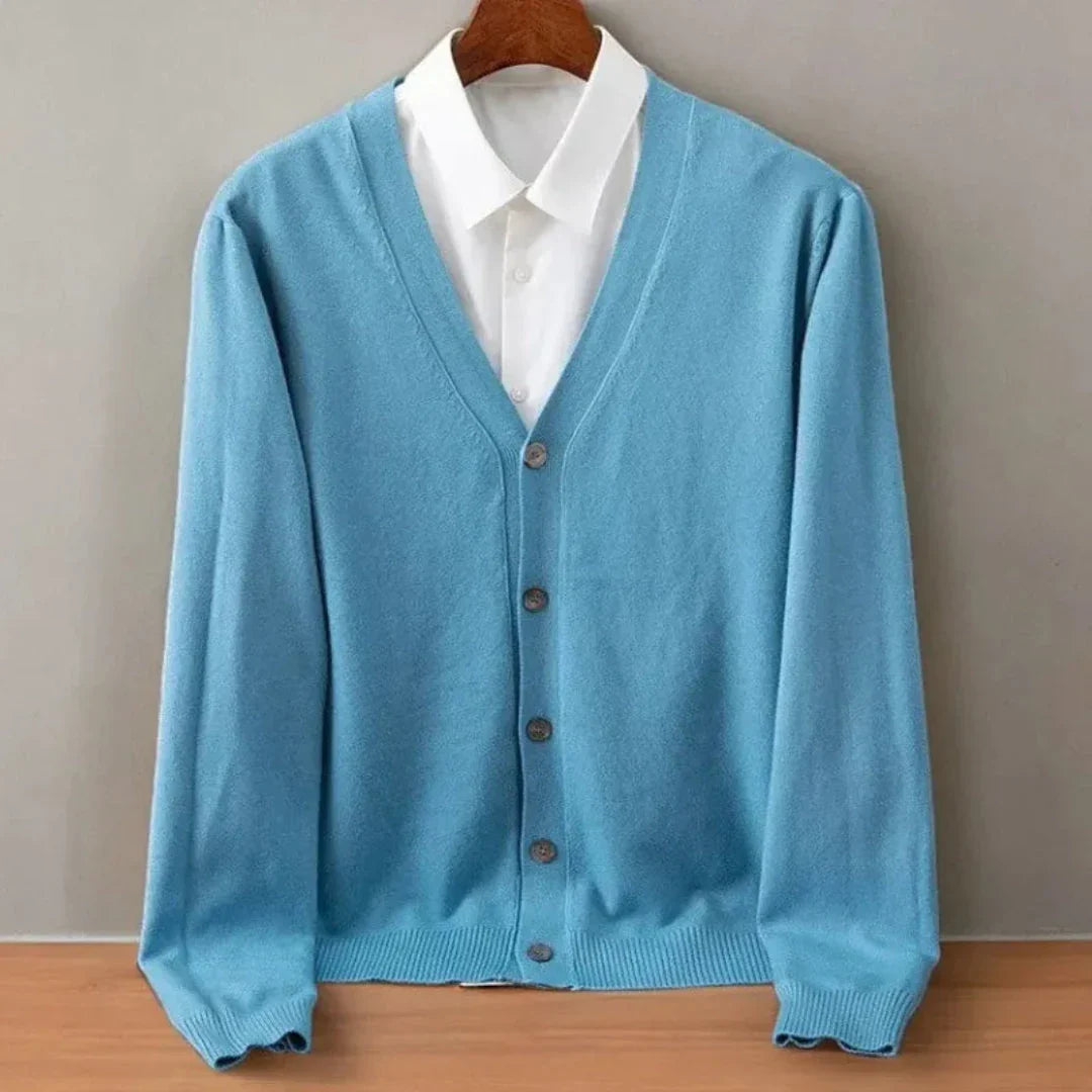 Waylynn Cashmere Cardigan Unisex Ultra Soft Luxury Layering