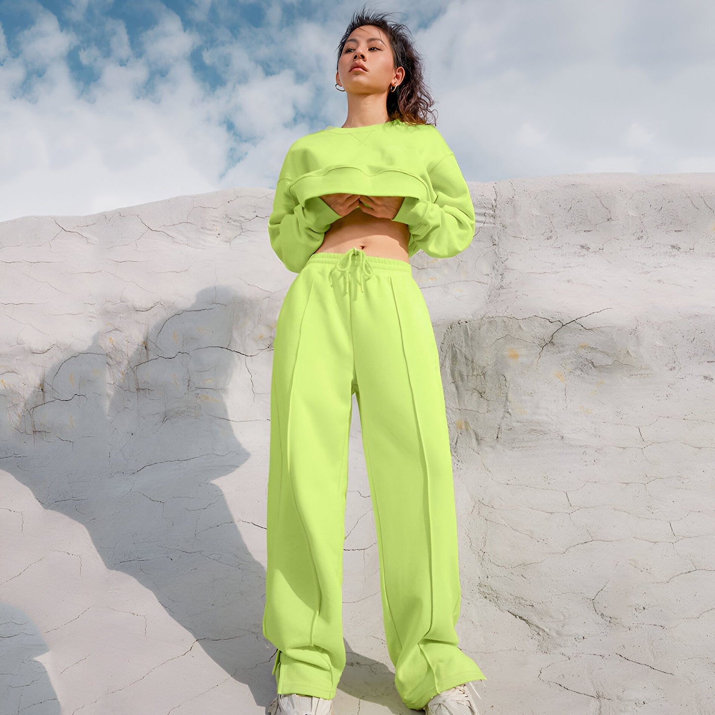 Street-wave Caris Casual Sweater Set For Women Relaxed Luxe Comfort For Everyday Brunch And Cozy Evenings