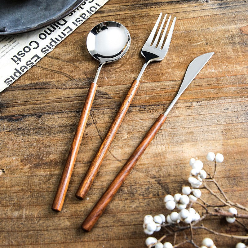 Minimalist Handle Flatware Set - Street-Wave
