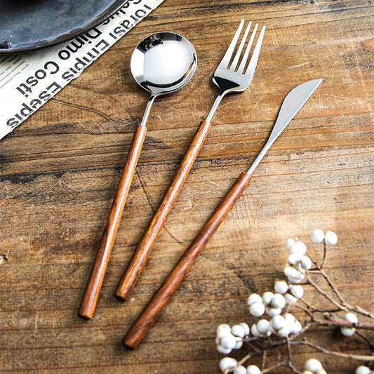 Minimalist Handle Flatware Set - Street-Wave