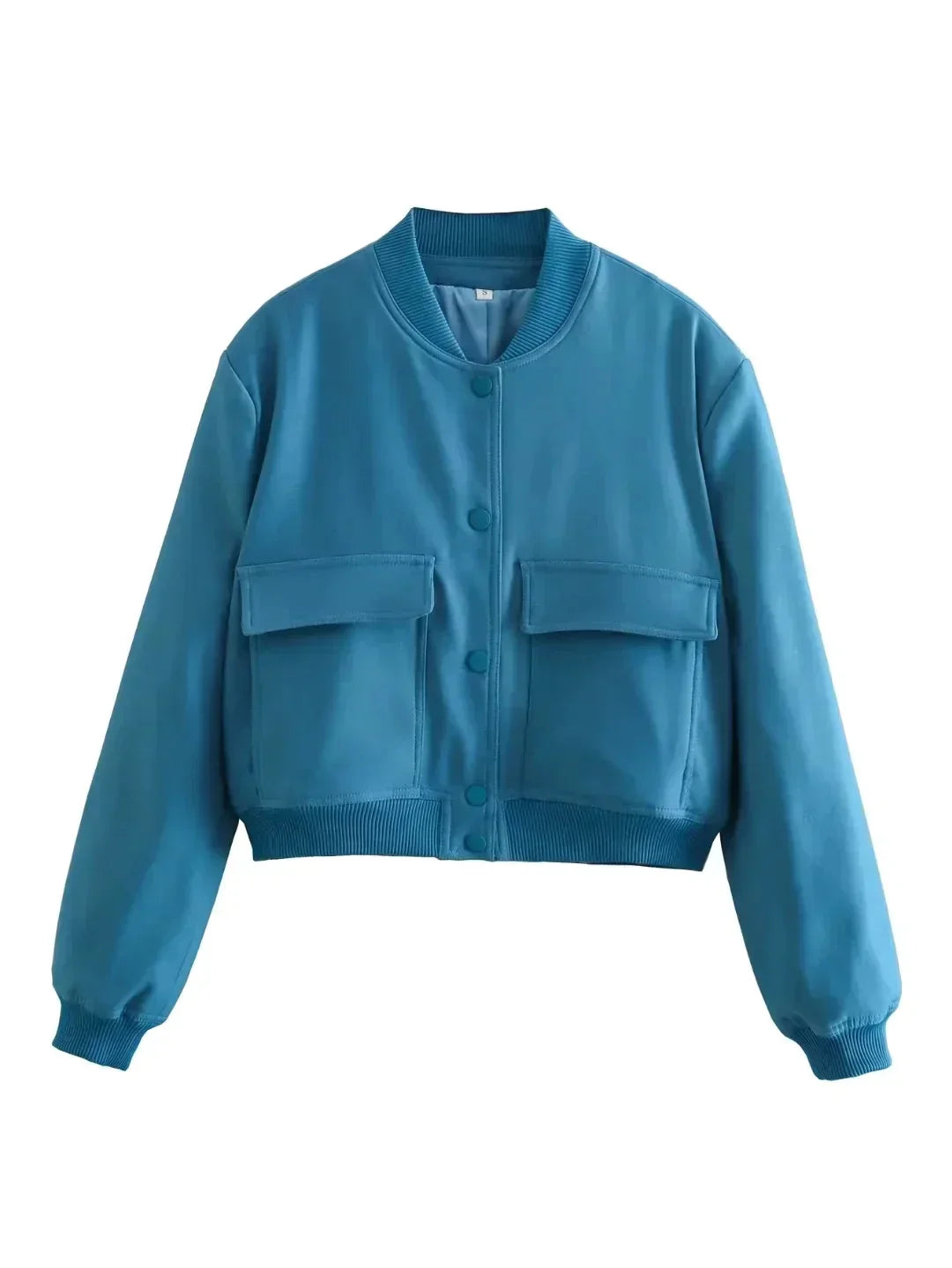 Street-wave Bomber Jacket For Women - Cozy, Durable Everyday Outerwear With Modern Chic