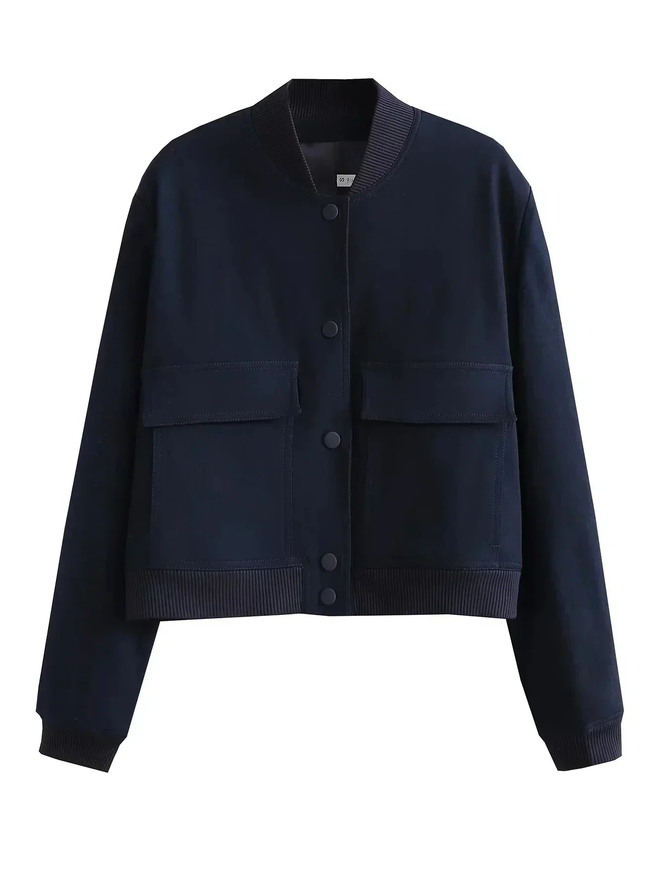 Street-wave Bomber Jacket For Women - Cozy, Durable Everyday Outerwear With Modern Chic