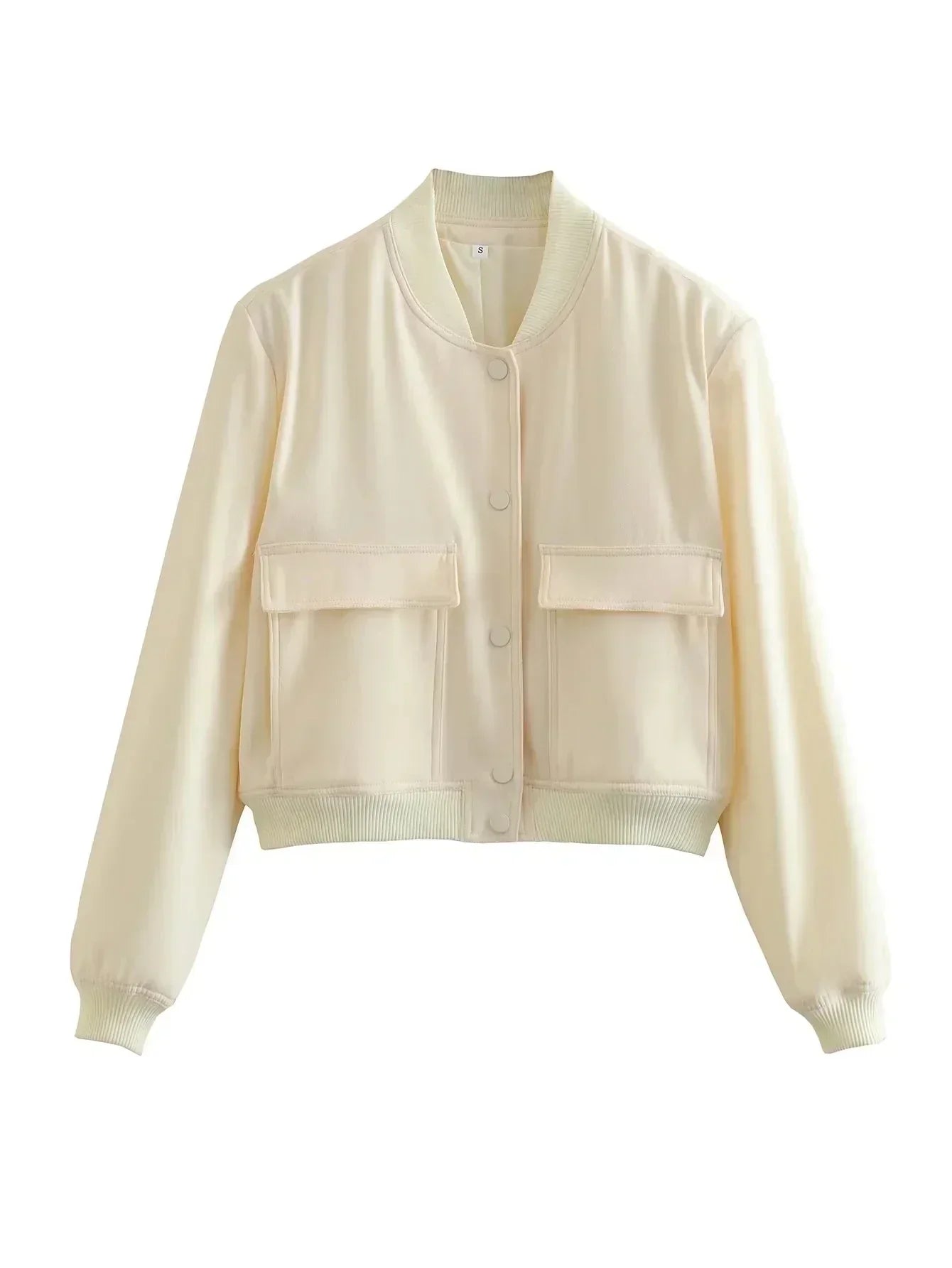 Street-wave Bomber Jacket For Women - Cozy, Durable Everyday Outerwear With Modern Chic