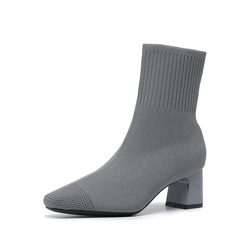 Street Wave High Sock Boots For Women Stylish Comfort Office Night