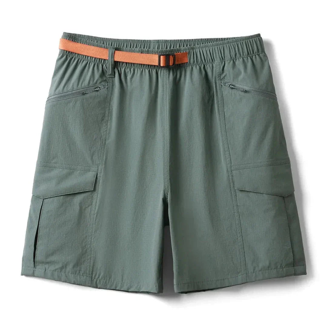 Street-Wave Tuck Quick Dry Cargo Shorts For Men With Water Resistant Fabric And Multi Pocket Design Hiking Travel