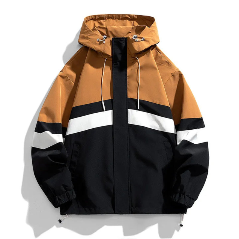 Street-wave Waterproof Outdoor Jacket For Men Hooded Windproof Insulated Winter Gear For All Weather