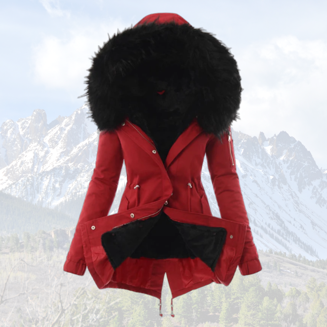Street Wave Thermally Insulated Winter Jacket With Faux Fur Hood For Cold Weather Adventurers