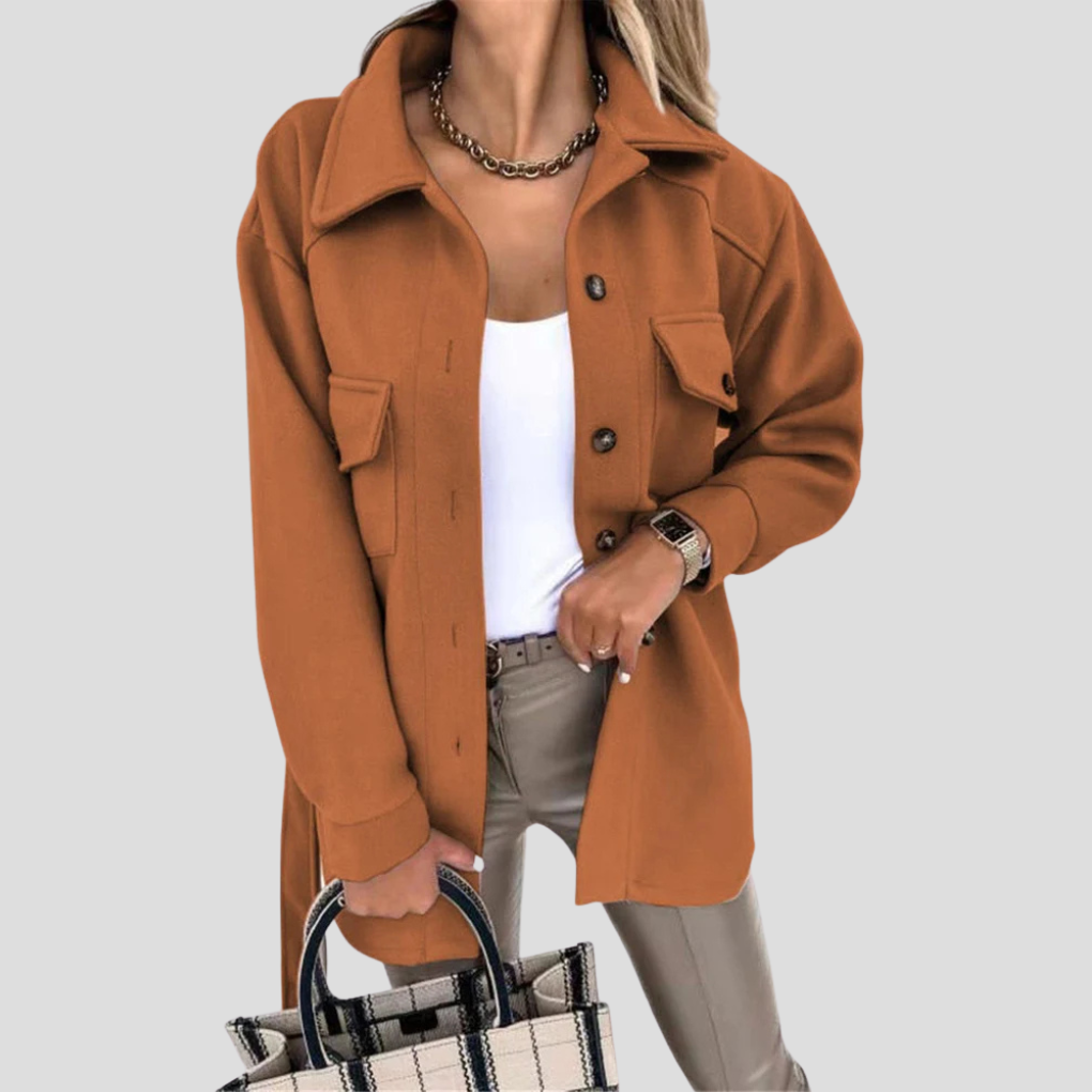 Street-Wave Plus Size Jacket With Relaxed Layer And Versatile Fit For Curvy Women