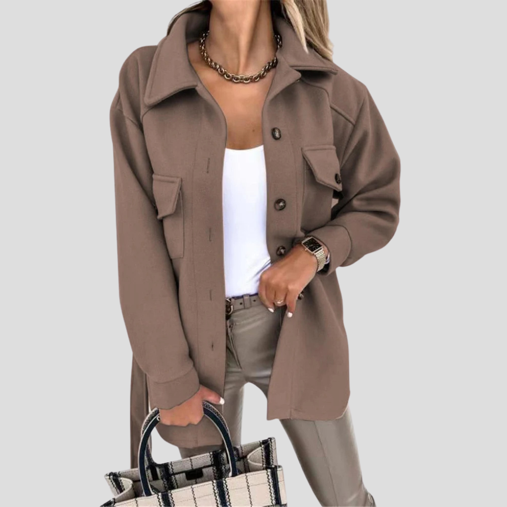 Street-Wave Plus Size Jacket With Relaxed Layer And Versatile Fit For Curvy Women
