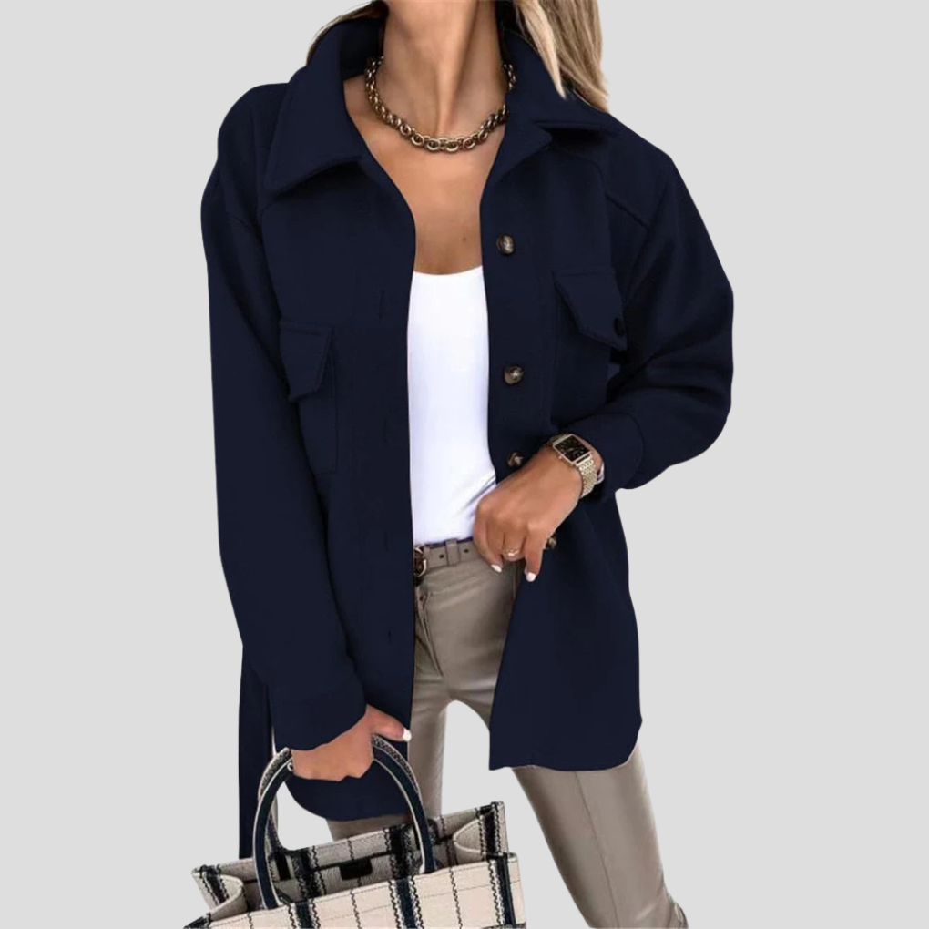 Street-Wave Plus Size Jacket With Relaxed Layer And Versatile Fit For Curvy Women