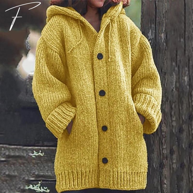 Street-Wave Oversized Knit Vest For Women Cozy Chunky Cardigan For Street Style Looks