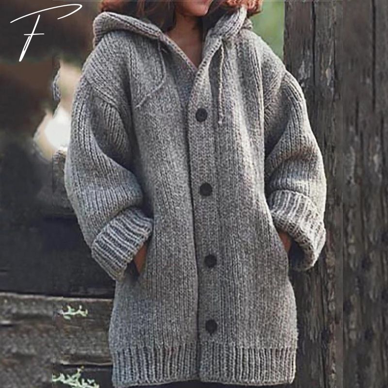 Street-Wave Oversized Knit Vest For Women Cozy Chunky Cardigan For Street Style Looks