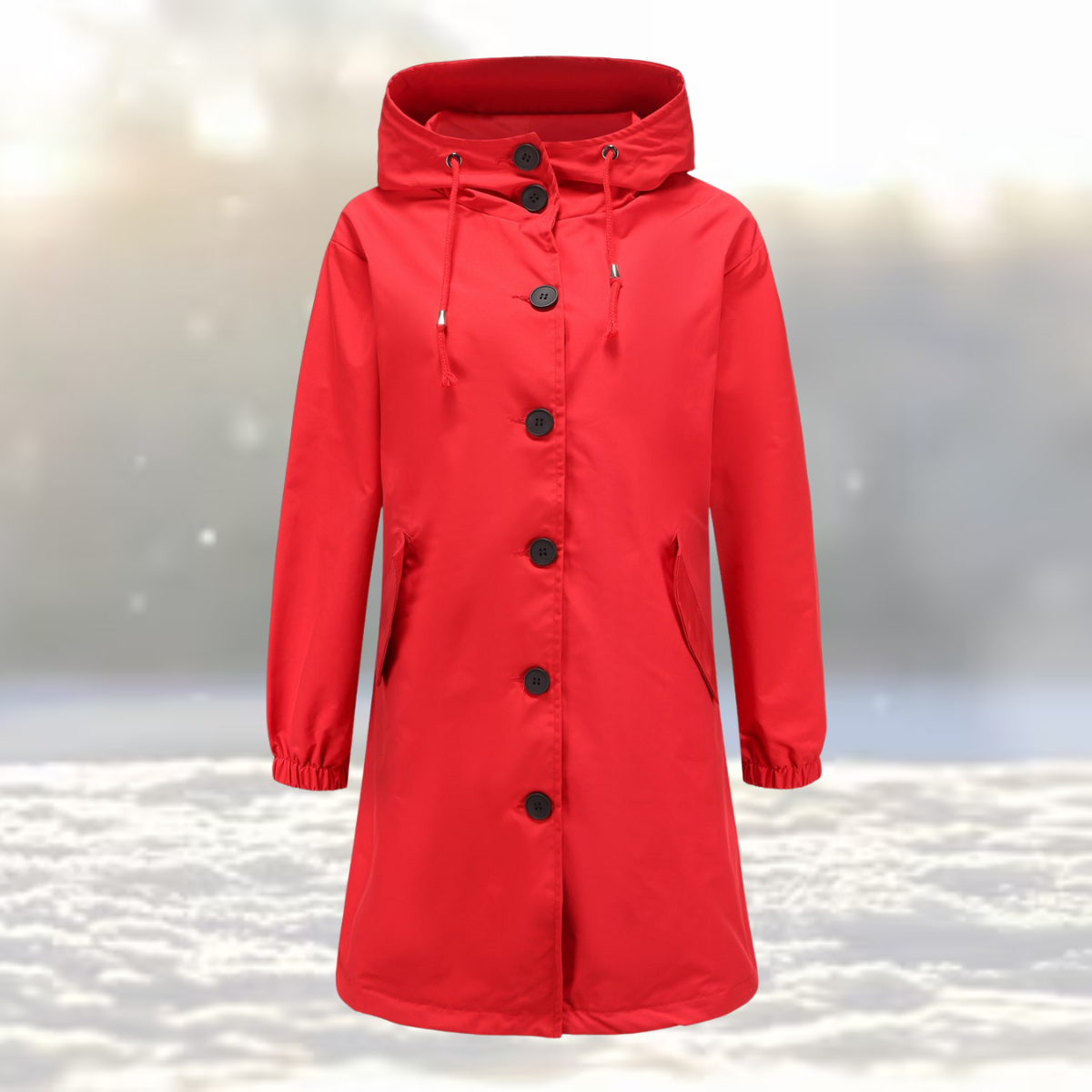 Street-Wave Hooded Trench Coat For Women Winter Ready Casual Chic Outerwear For Everyday Street Style
