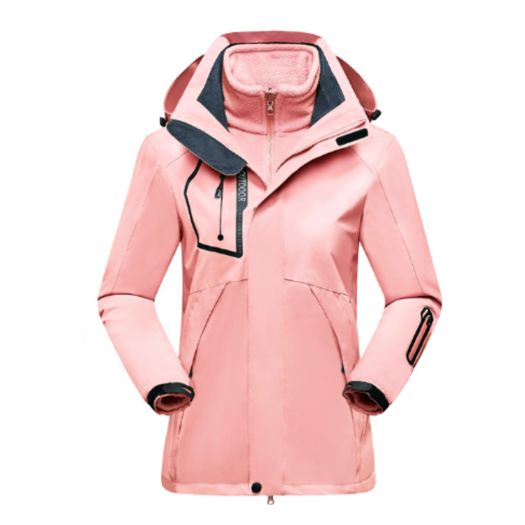 Street-wave Women Windbreaker Outdoor Jacket Waterproof Windproof Breathable All-Weather Warm