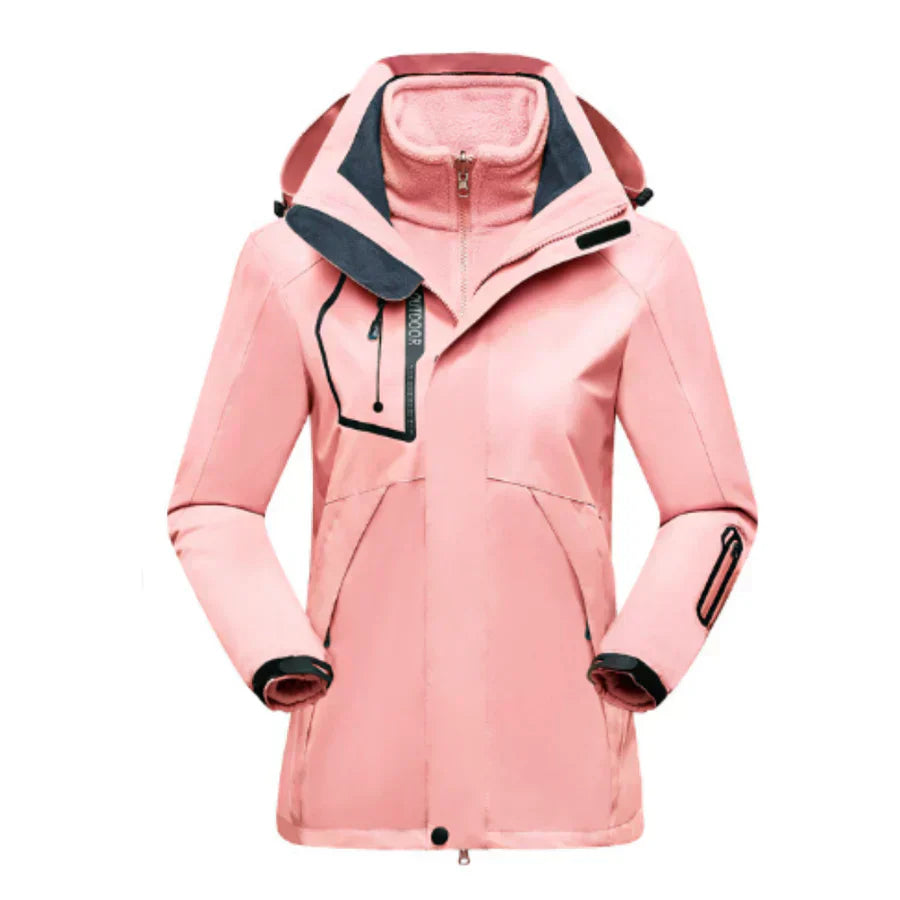 Street Wave Waterproof Ski Jacket For Women Warm Durable Windproof Snow Coat For Winter Adventures