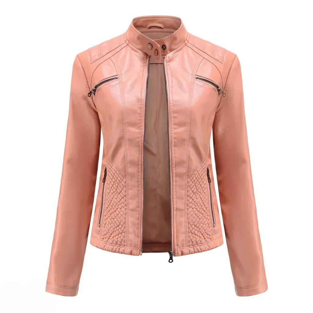 Street-Wave Leather Jacket For Style Conscious Adults Premium Durable Chic Essential