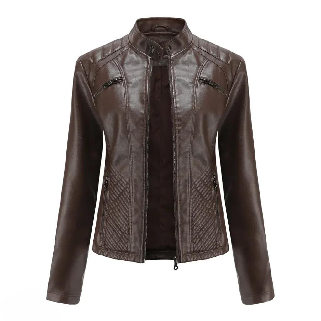 Street-Wave Leather Jacket For Style Conscious Adults Premium Durable Chic Essential