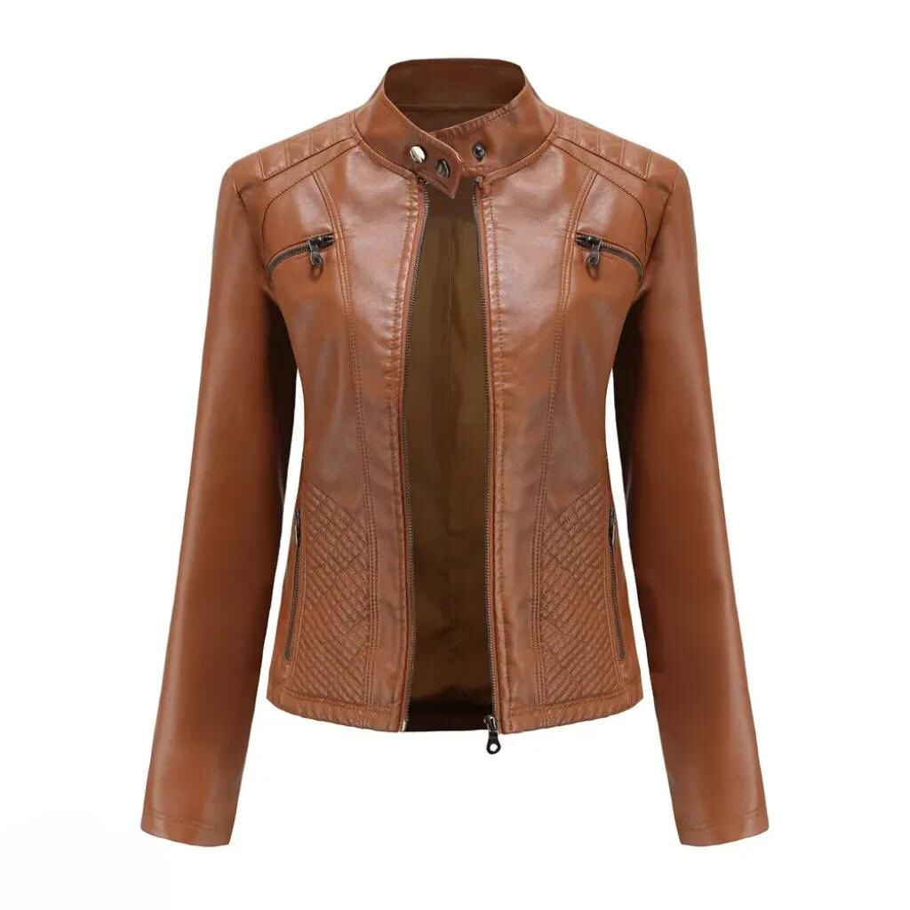 Street-Wave Leather Jacket For Style Conscious Adults Premium Durable Chic Essential