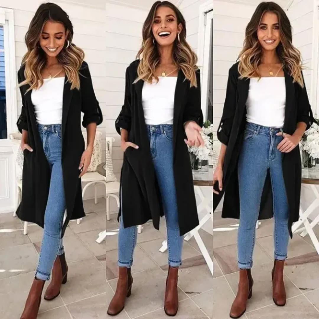 Street Wave Long Trench Coat For Women With Effortless Comfort And Everyday Chic Style