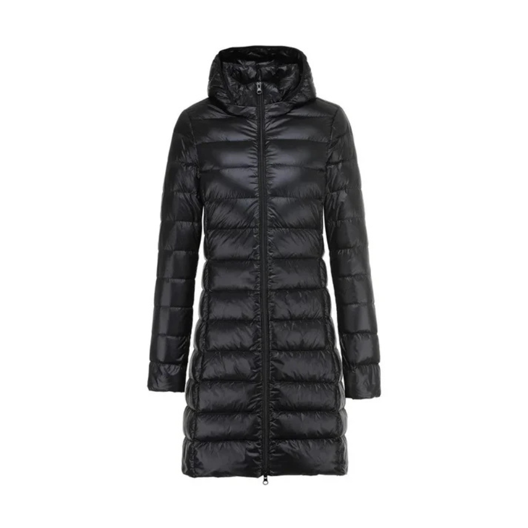 Street-wave Women's Waterproof Down Jacket With Hood Lightweight Warmth And Cozy Style