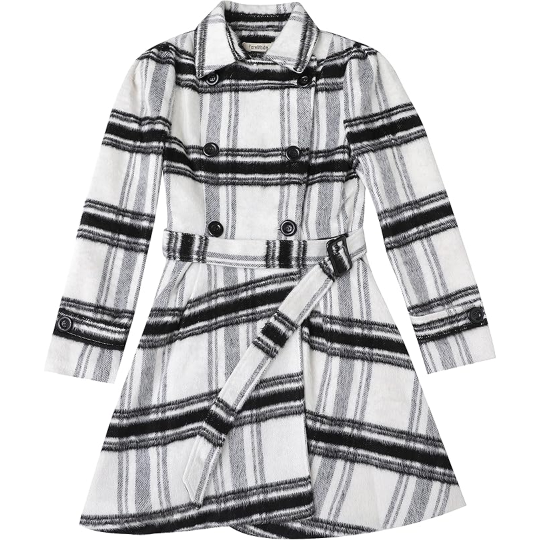 Street-Wave Wool Peacoat Belted Mid Length Coat With Classic Lapel For Women Stylish Spring Wardrobe Essential