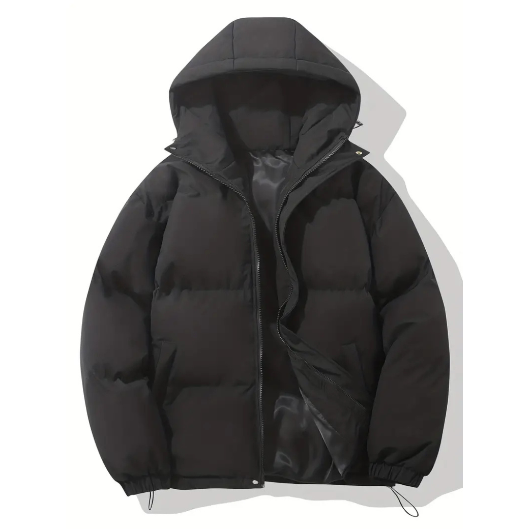 Street-wave Water-Repellent Hooded Winter Jacket For Women Cozy Puffer Coat For Everyday Winter Activities