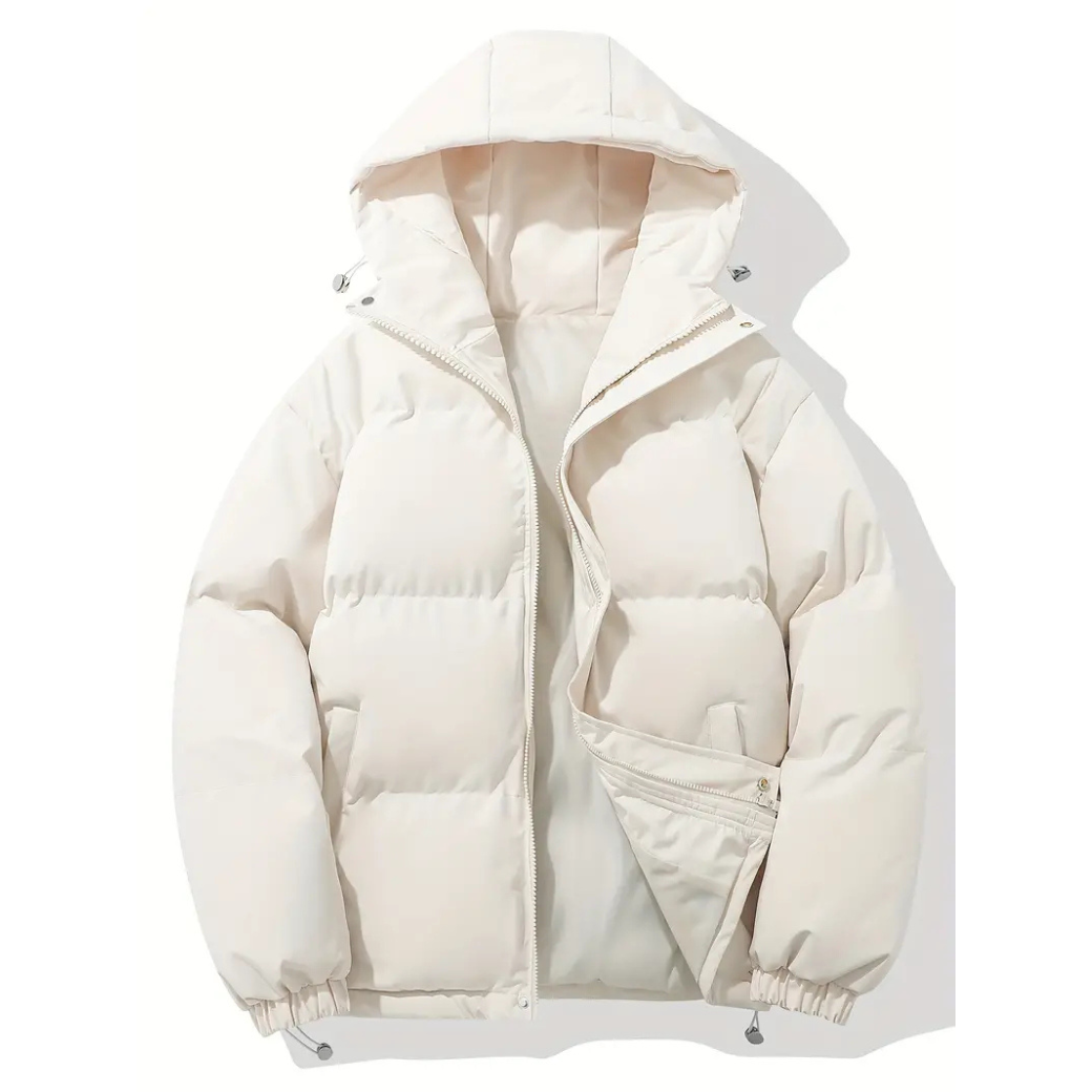 Street-wave Water-Repellent Hooded Winter Jacket For Women Cozy Puffer Coat For Everyday Winter Activities