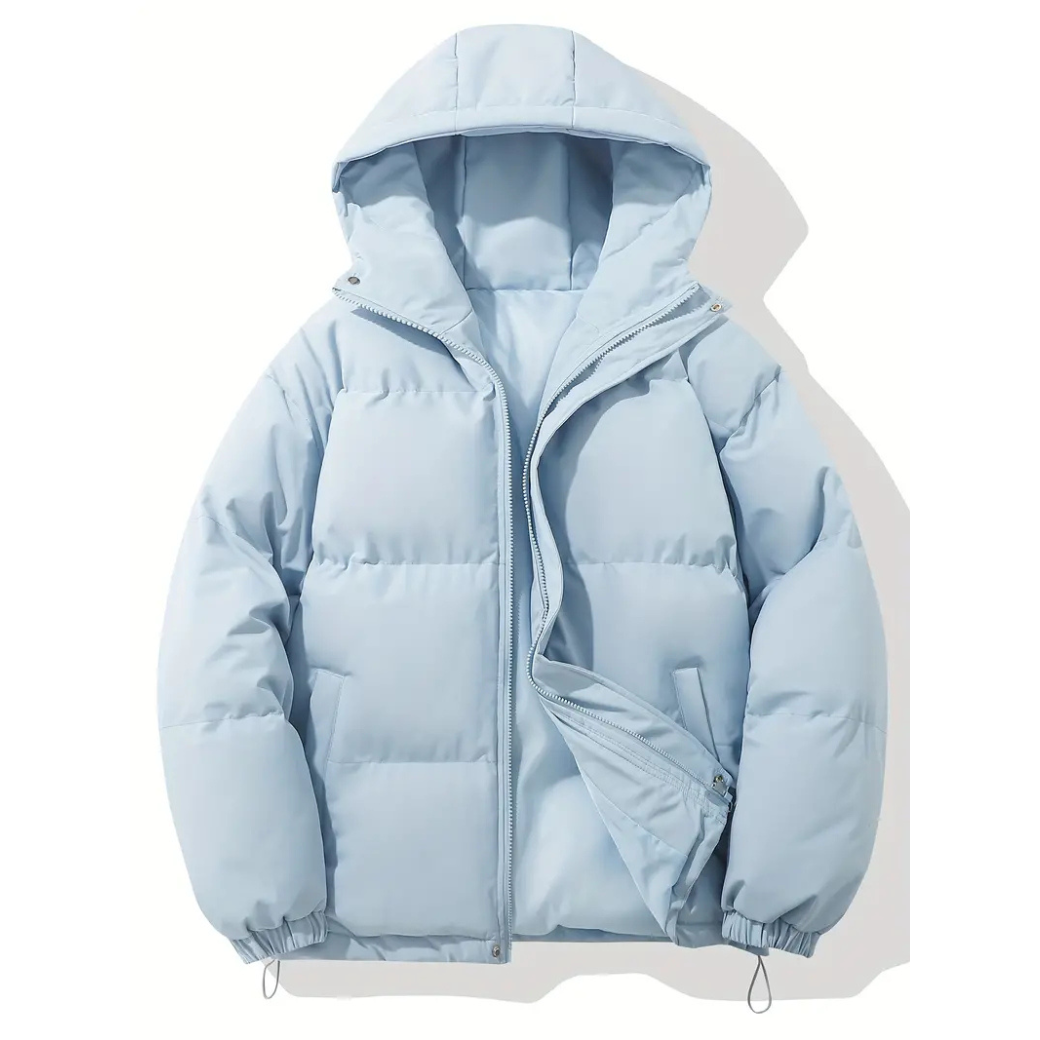 Street-wave Water-Repellent Hooded Winter Jacket For Women Cozy Puffer Coat For Everyday Winter Activities