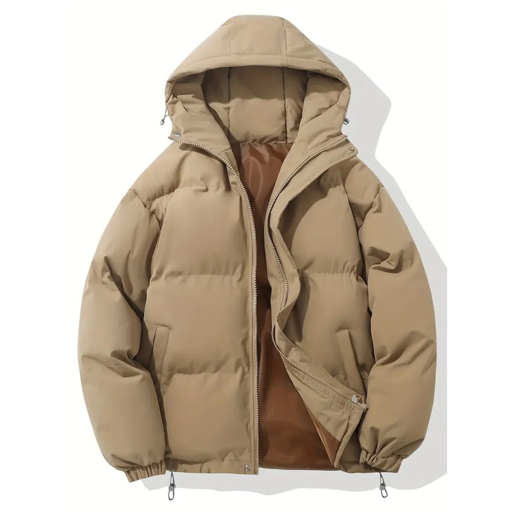 Street-wave Water-Repellent Hooded Winter Jacket For Women Cozy Puffer Coat For Everyday Winter Activities